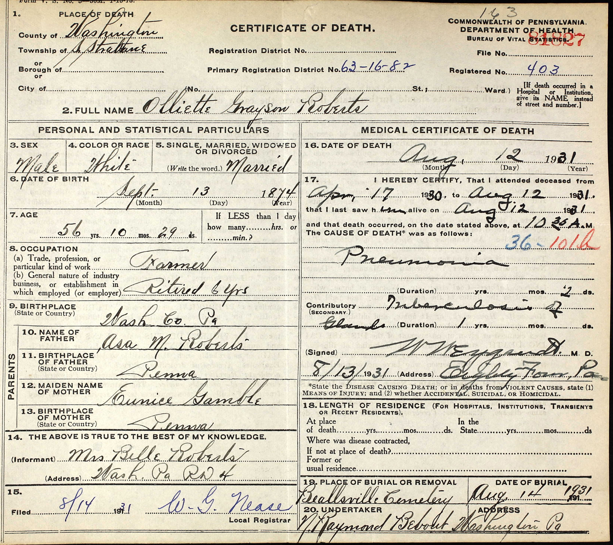 Oliette Grayson Roberts